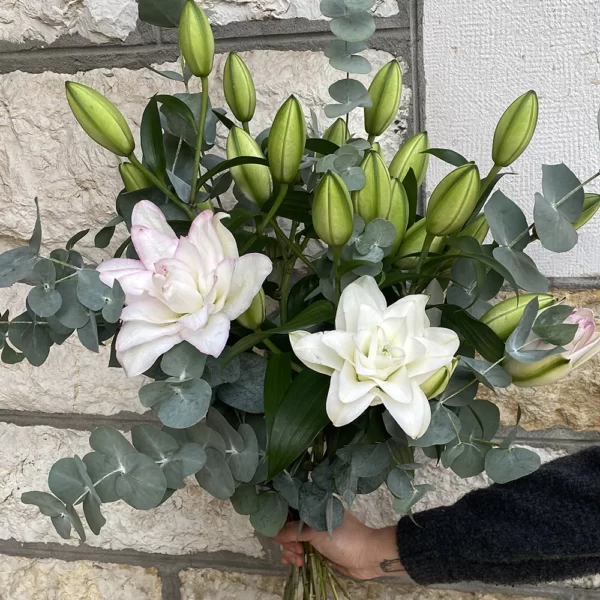 Bouquet de Lys Blanches